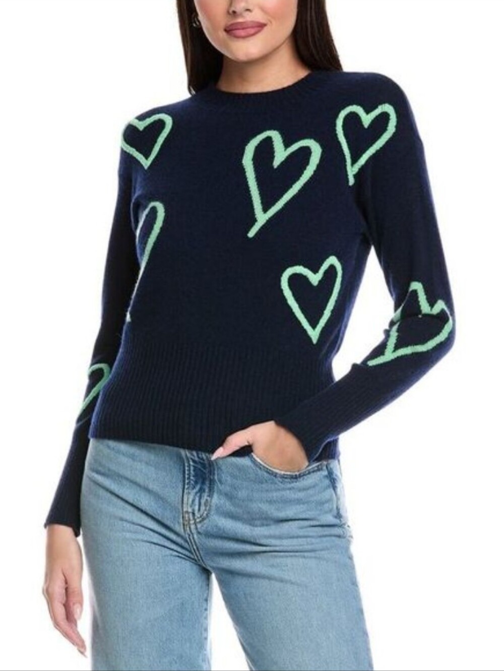 Brodie Cashmere Valentina Crew Neck Sweater Size Medium NWT